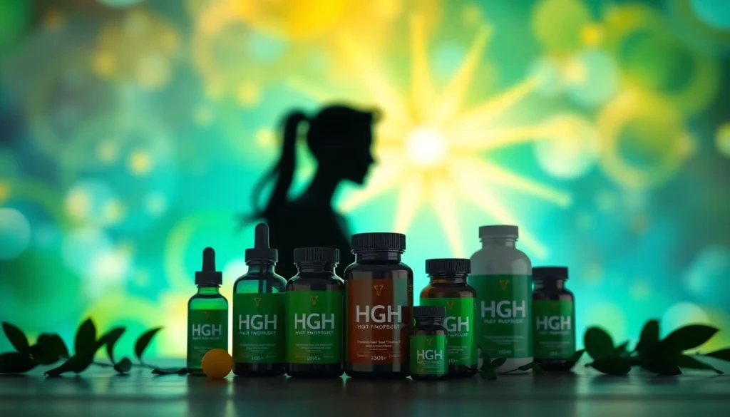 Enhance your wellness by choosing to BUY HGH ONLINE with quality products showcased in a vibrant setting.