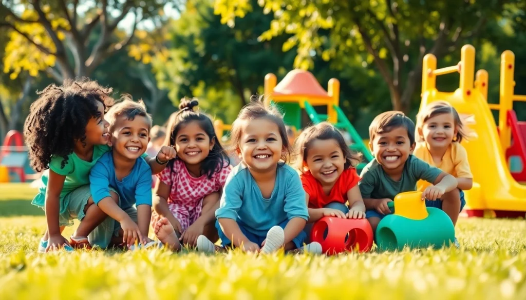 Engaging scene of children enjoying playtime, representing Our Children's Vision for joyful childhood experiences.