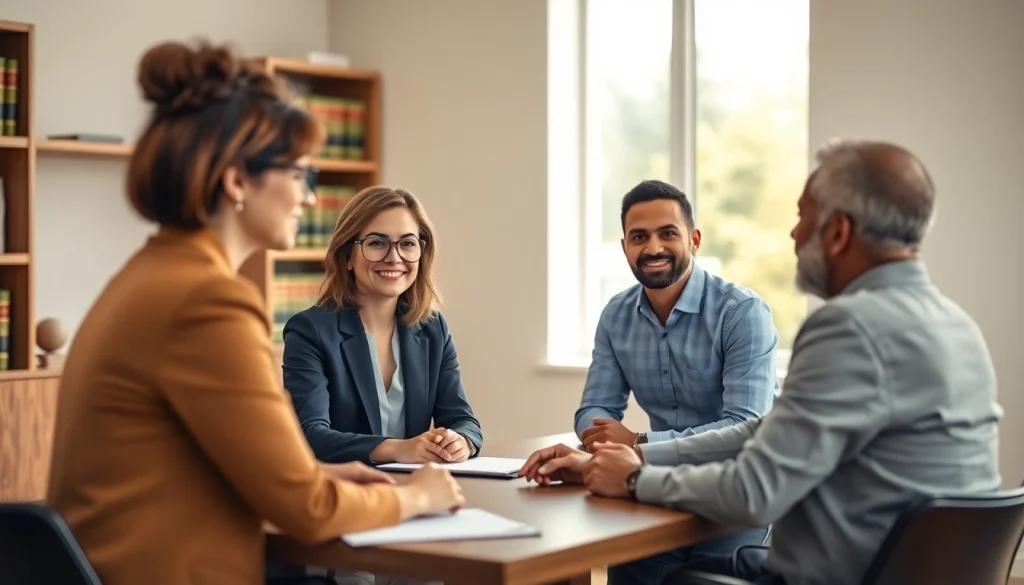 Consultation with estate planning lawyer from https://www.miaoulislaw.com in a professional office setting.