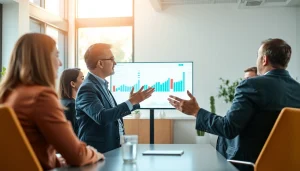 카드 현금화 방법을 설명하는 재정 고문과 고객의 대화 장면