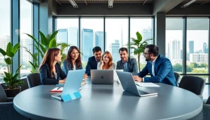 Engaged professionals collaborate at a table while discussing strategies for https://www.shiverhamilton.com.