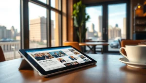 Read engaging news on https://newsharbor.com.ua with a cozy café atmosphere.