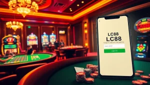 Experience the thrill of lc88 đăng nhập with vibrant poker games and spinning roulette wheels.
