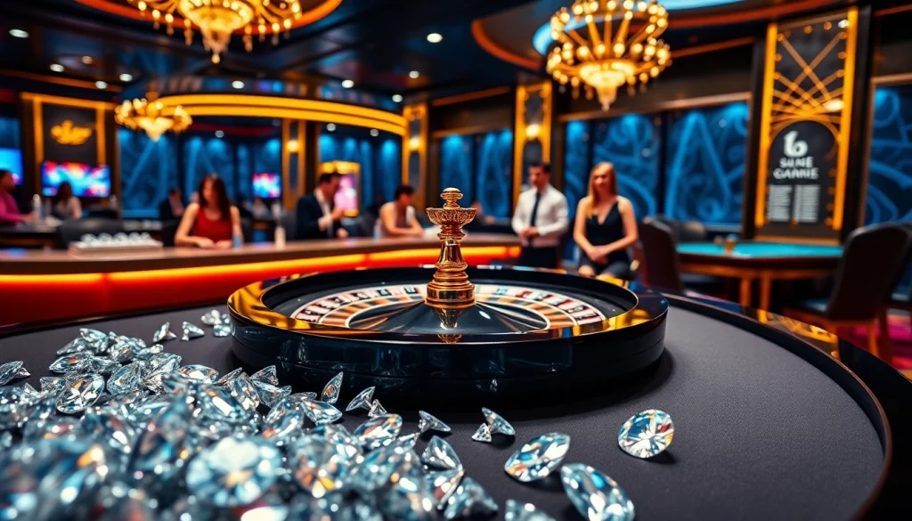 Engage in thrilling casino games while exploring diamond online options.
