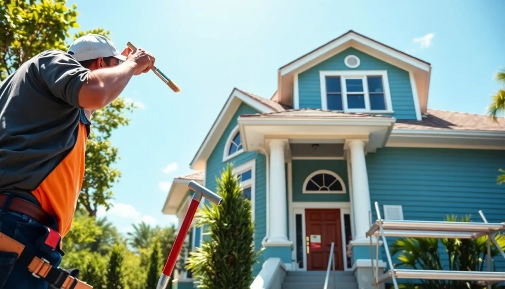Watch professional painters at https://33626painters.com enhance a home's exterior with high-quality finishes.