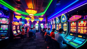 Pengalaman bermain Birutoto yang imersif menampilkan gameplay slot digital yang penuh warna.