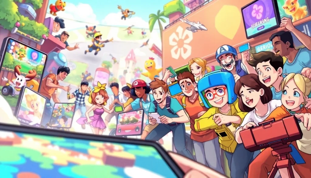 Experience thrilling multiplayer action in Jawal Games featuring vibrant characters.