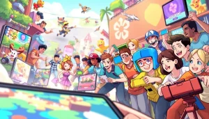 Experience thrilling multiplayer action in Jawal Games featuring vibrant characters.