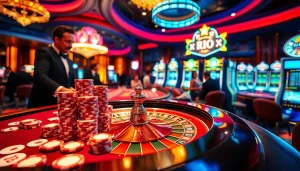 Experience the thrill of gambling at RIO with vibrant casino tables and professional croupiers.