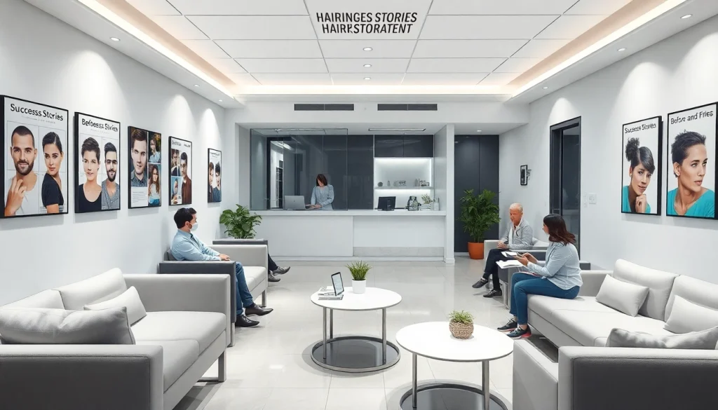 親和クリニック 口コミ: 親しみやすいスタッフと温かい雰囲気の専門的な発毛治療クリニックの様子