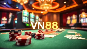 Experience the excitement of online gambling with VN88's modern casino platform.