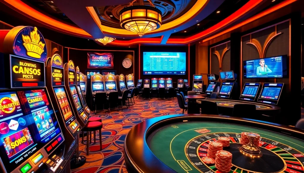 Experience the thrill of online casinos in Canada with vibrant games and engaging visuals.