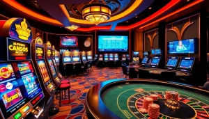 Experience the thrill of online casinos in Canada with vibrant games and engaging visuals.