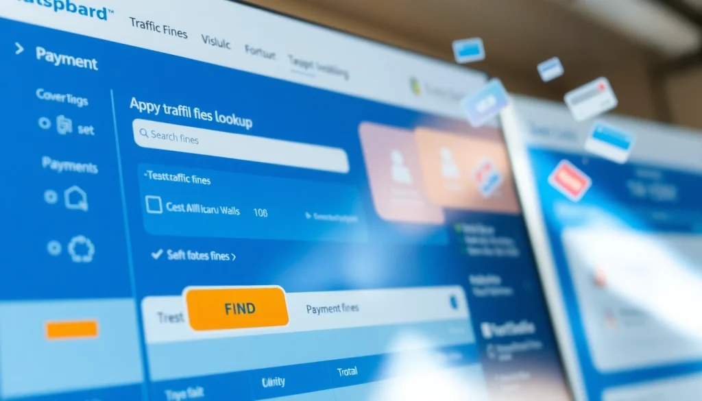 View traffic fines dashboard on https://finecheck.cy showcasing user-friendly interactions for fine payment.
