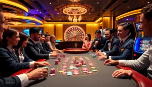 Experience the excitement of jeetbuzz ক্যাসিনো with vibrant roulette wheels and poker tables.