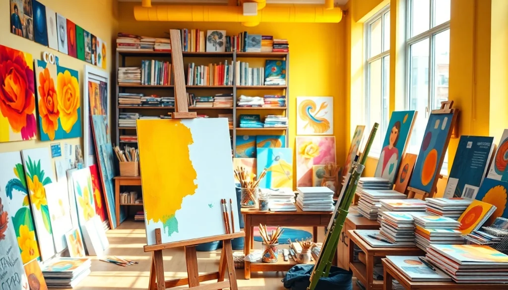 Créations de fredericjulien-design.fr, un studio artistique coloré avec des œuvres vibrantes.