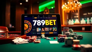 Experience the excitement of 789BET online gambling with engaging casino visuals.