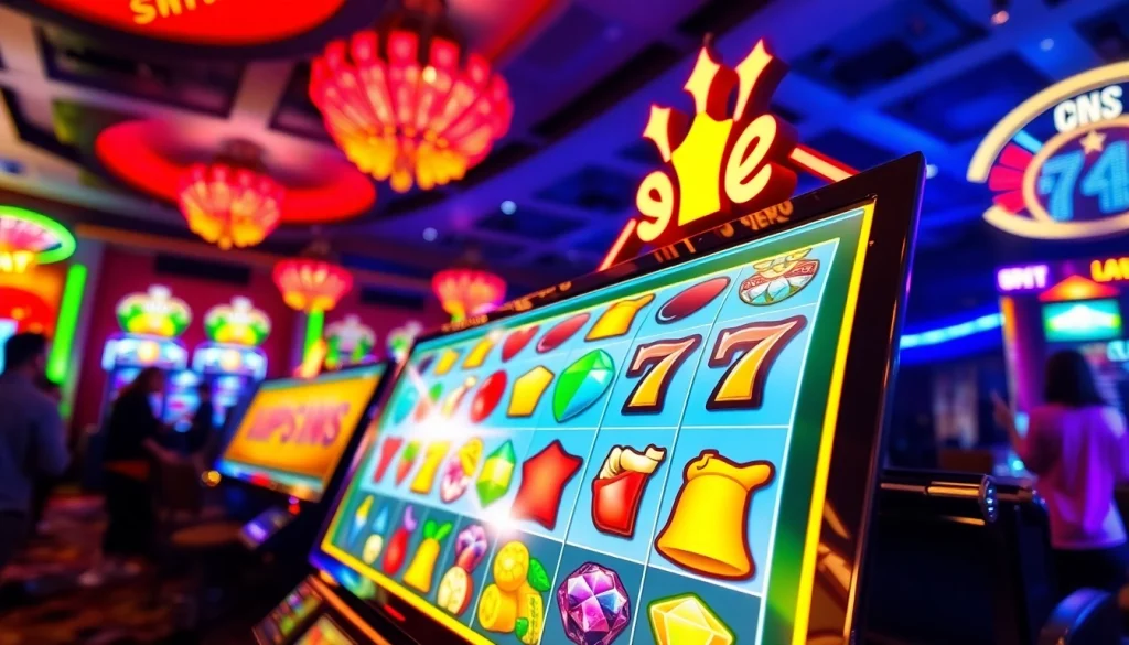 หมุนวงล้อเกม 918kiss slot พร้อมสัญลักษณ์ที่มีสีสันสดใสในบรรยากาศคาสิโน