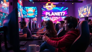 Menggambarkan pengalaman seru saat memainkan PLANET77 game dengan pemain bersemangat.