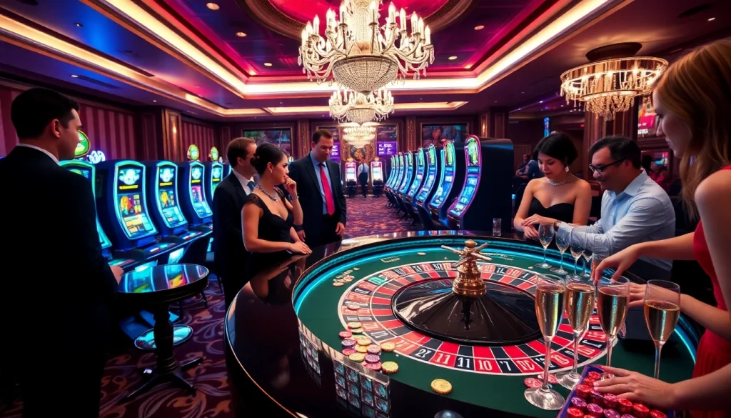 Experience thrilling gameplay at 79king.com with an enticing roulette table and lively casino ambiance.