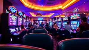 Menggambarkan pengalaman gaming zoom188 yang energik dengan slot game yang menarik.