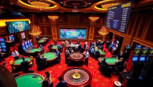 Experience thrilling gameplay at U888 with dynamic casino tables and lively players.