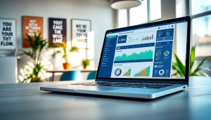 Engaging overview of a TikTok SMM panel interface with vibrant analytics.