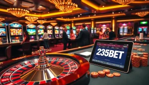 Experience the excitement of 255BET's vibrant casino atmosphere with live dealers and interactive gaming.