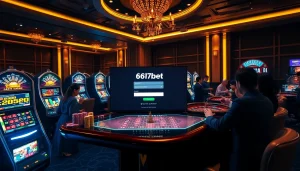 Engage in the thrilling 667bet Login experience at a luxurious online casino.