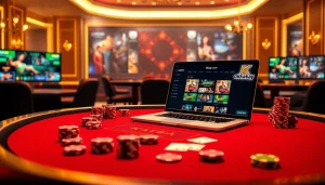 Engage in high-stakes betting at okbay com with vibrant poker chips and stunning casino visuals.