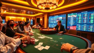 Experience thrilling gameplay at https://kjc686.com/ with luxury casinos, exciting cards, and vibrant roulette wheels.