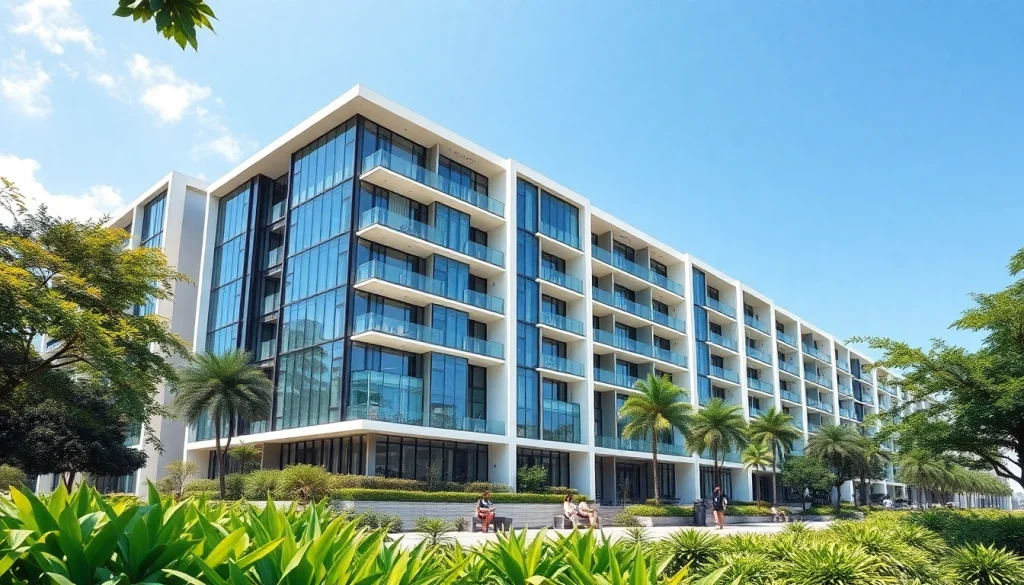 A stunning view of the luxurious tampines st 95 ec highlighting modern design and lush surroundings.