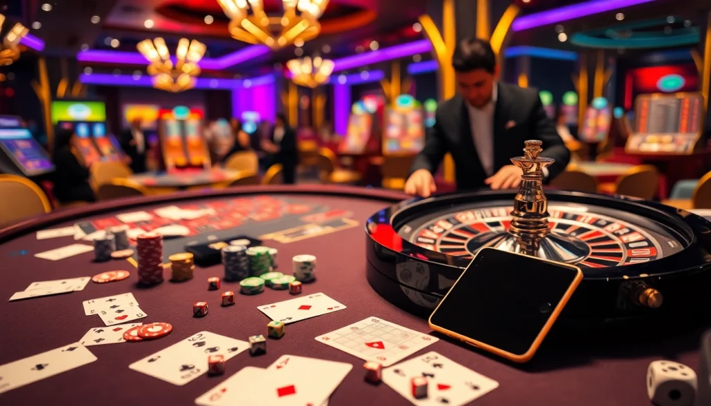 Experience luxury betting at S8's casino with vibrant tables and the latest tech.