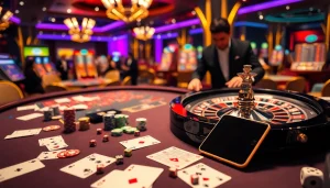 Experience luxury betting at S8's casino with vibrant tables and the latest tech.