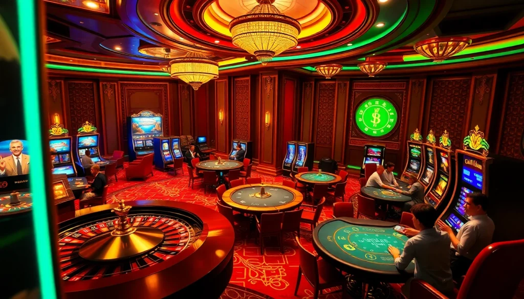 Experience the thrill of gambling at GO8 with luxurious casino tables and dynamic gameplay.