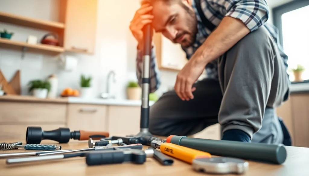 Expert plumber demonstrating quality service on https://speedyservicestoday.com.au with professional tools.