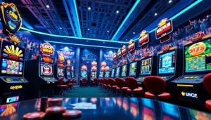 Main interface of sayapbola gaming platform with colorful slot designs and sports elements.