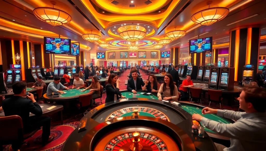 Experience excitement at https://789betg.com/ with players engaged at casino tables and vibrant gaming action.