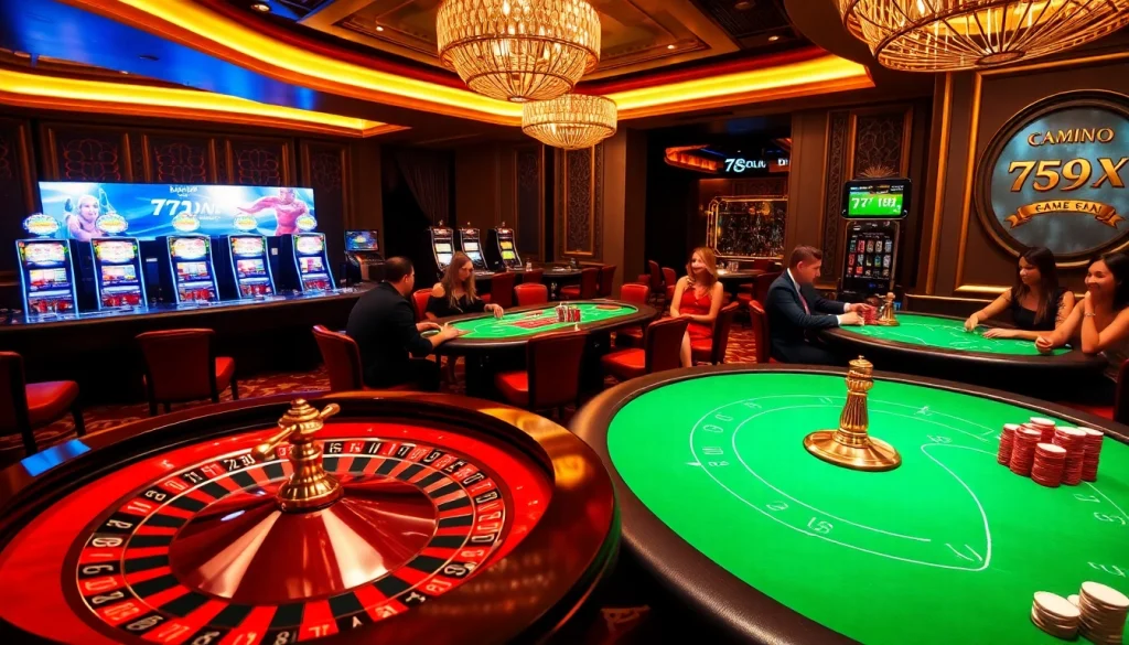 Players enjoying games at 789club vn, featuring roulette and poker excitement.