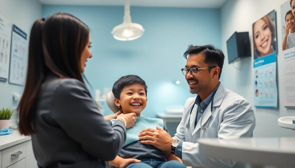 Braces Malaysia: A friendly dentist provides braces treatment in a welcoming dental clinic.