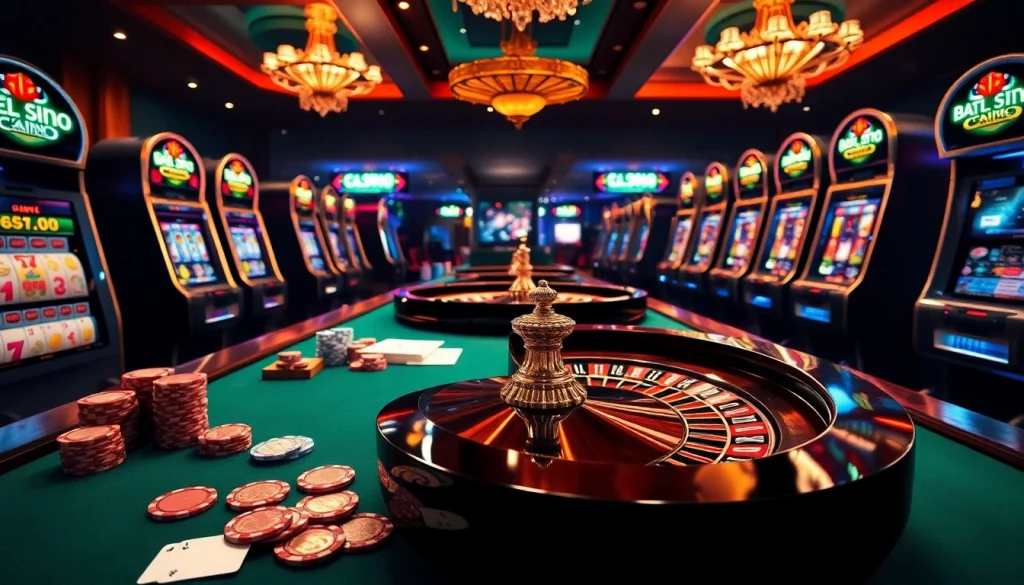 S88A.io offers an exciting casino experience with vibrant poker chips and glamorous gaming tables.