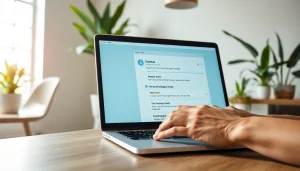 Utilize temp mail free temporary email service in a professional digital workspace setup.