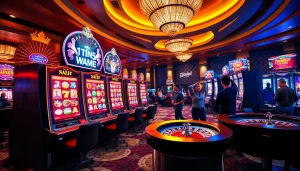 Experience thrilling gameplay in the Top 5 game nổ hũ thần tài with vibrant slot machines.