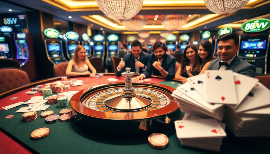 Experience thrilling gameplay at https://88vv.com.de/ with vibrant casino tables and exciting gaming options.