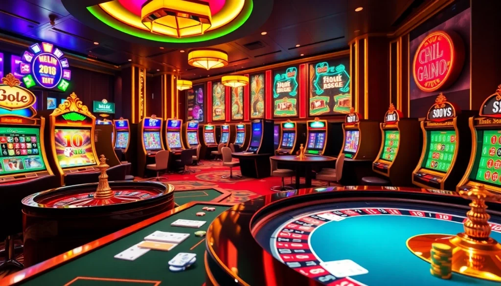 Experience the excitement of Nhà cái KKWIN with immersive online casino visuals featuring games and vibrant interfaces.