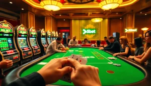 Experience a thrilling poker game at https://i5bet.it.com/ with vibrant graphics and engaged players.