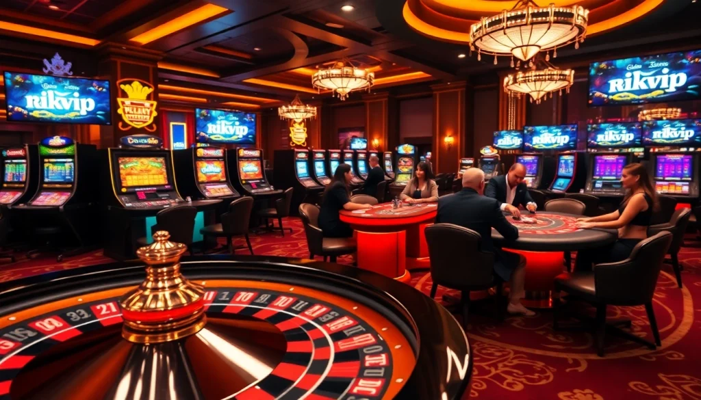 Experience the excitement of rikvip with engaging online casino action featuring poker and roulette.