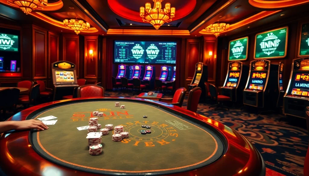 Experience thrilling gameplay in a vibrant casino with a hidden wiki onion site theme.