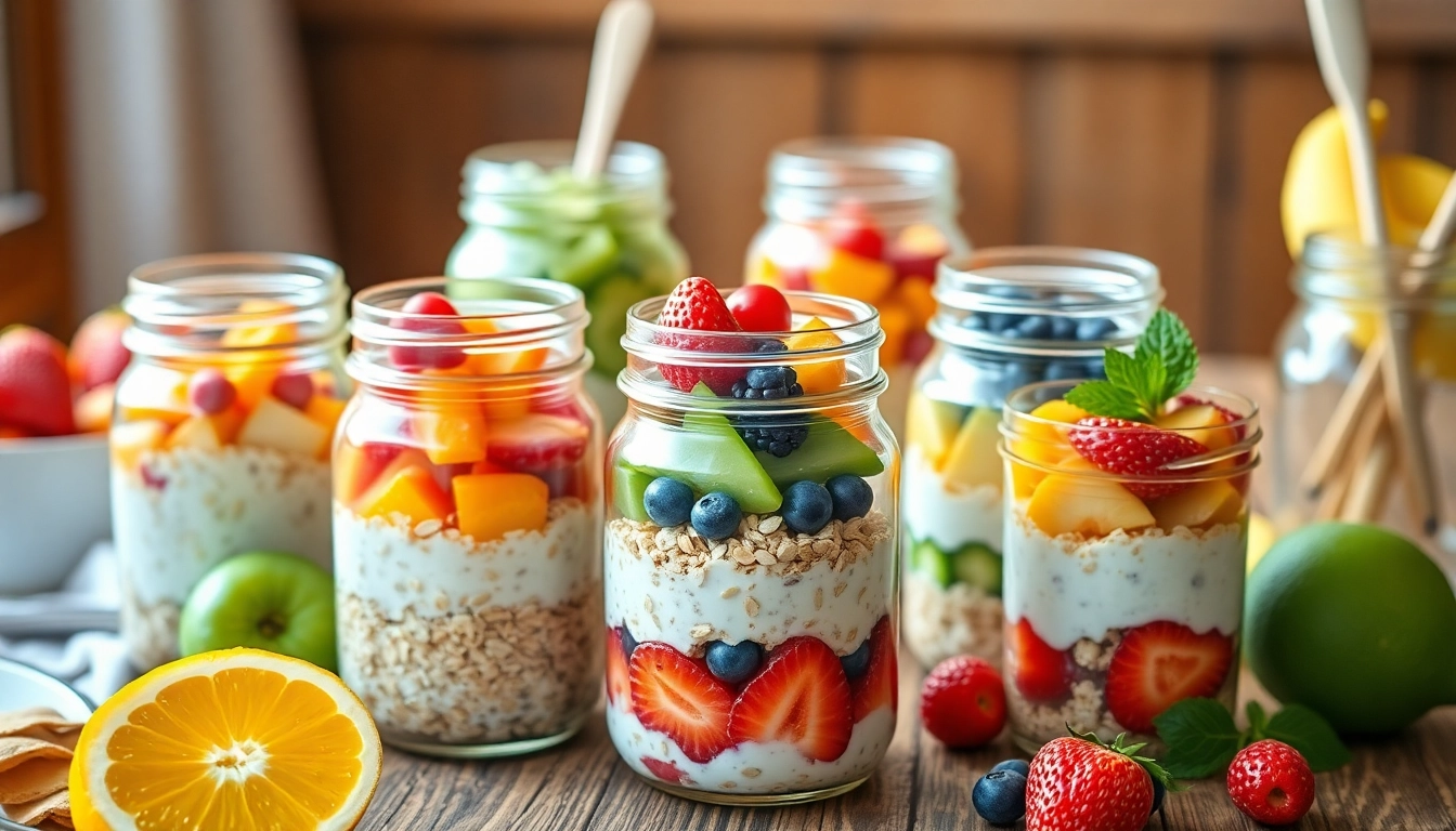 Creative Mason Jar Breakfast Ideas from https://masonjarbreakfast.com for a Healthy Start