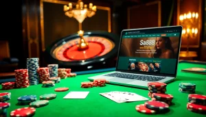 Engage with exciting casino gameplay at https://sa88.it.com/ with vibrant tables, chips, and cards.